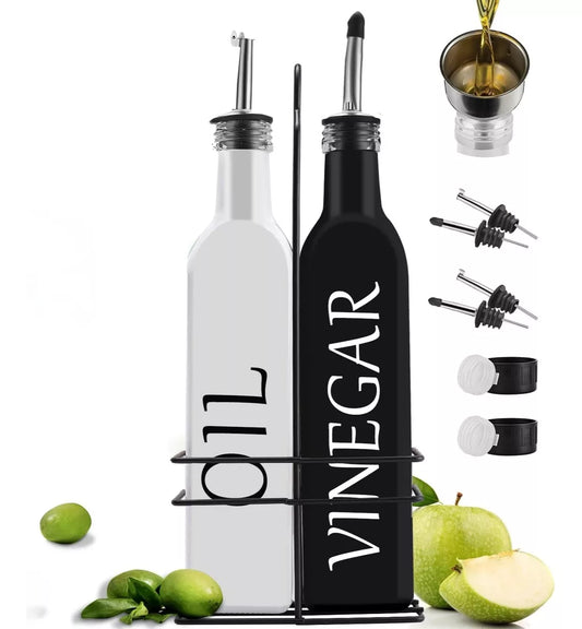 Pack 2 Botellas Para Aceite Vinagre Soya.